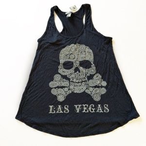 NWT Banana Expression Razor Back Tank Top